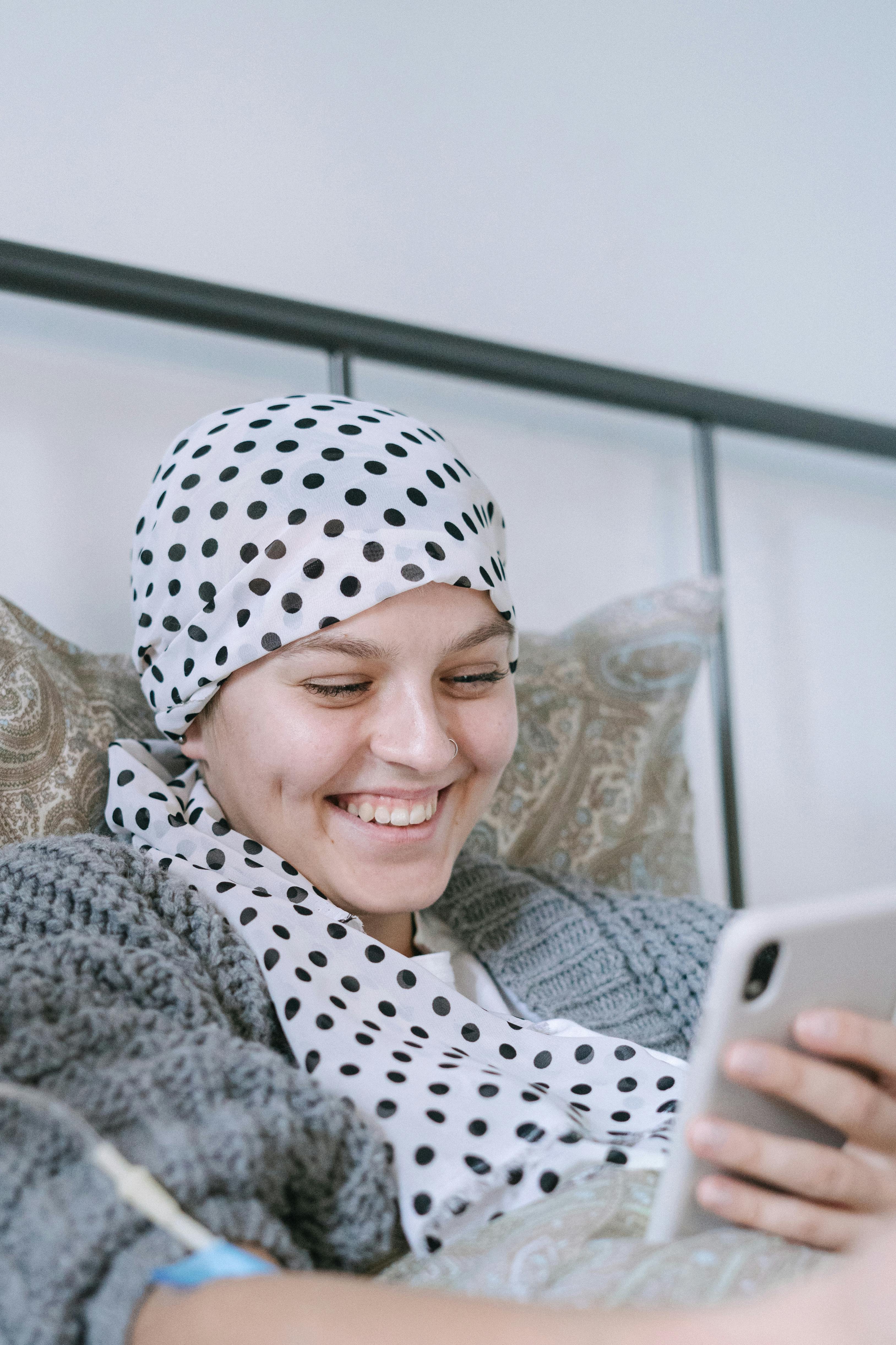 Smiling patient
